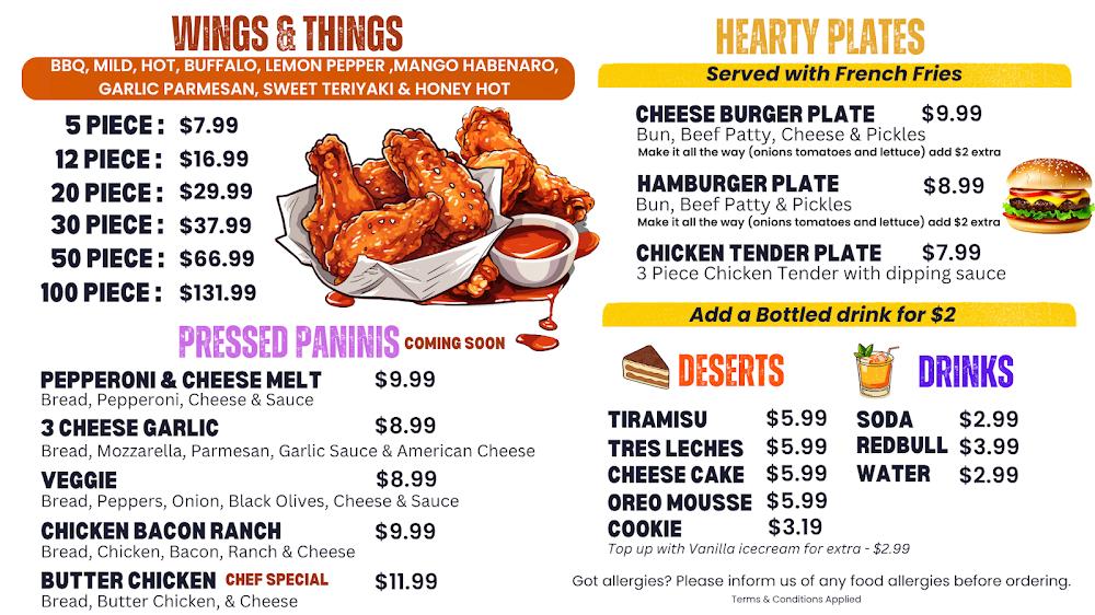 Pizza At The Square Menu image 2